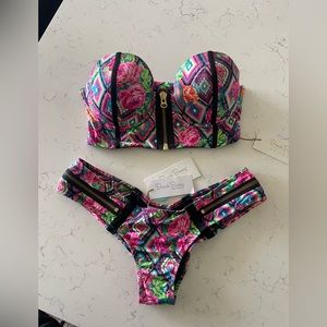 Beach Bunny Strawberry Fields Bikini Set